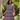 Purple Geometric Printed Halter Midi Dress with Side-Tie Neckline - Fasheen