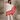 White and Red Tie-Dye Fusion Tunic and Pant Set - Fasheen