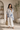 Coastal Indigo Tie-Dye Shirt and White Trousers Set - Fasheen