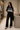 Black & White Shibori Asymmetrical Tunic and Palazzo Trouser Set - Fasheen