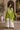 Lime & White Shibori Kaftan with Palazzo Set - Fasheen