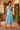 Ferozi Blue A-Line Sweetheart Neckline Dress
