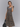 Ferozi Blue, Green Hydrangea  Print A-Line Dress