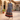 Grey Anarkali Dress with Ajrak border - Fasheen
