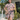 Female wearing a Off-White, Peach Floral Jaal Print Shirt No Neckline Banded Or Stand Collar Dress