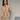 Female wearing a Off-White Sanganeri, Peach Daffodils Butta Print Western Tunic