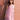 Female wearing a Pink Solid Color Wrap V-Neck Neckline Dress