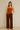 Female wearing a Orange Solid Color Western Square Neckline Tunic