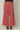 Female wearing a Peach Solid Color    Style Cotton Slub Pant