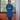 Female wearing a Blue Solid Color Kurta Round Neckline Regular Collar Shirt