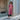 Female wearing a Pink Solid Color   A-Line Style Round Neckline Cotton Slub Kurta