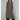 Female wearing a Taupe Semi Circle Print A-Line Overlap Neckline Continuous Collar Kurta