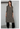 Female wearing a Taupe Semi Circle Print A-Line Overlap Neckline Continuous Collar Kurta