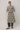 Female wearing a Green Sanganeri, Circle Floral Butta Print Kurta Notched Neckline No Collar Shirt