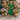 Female wearing a Green Solid Color   A-Line Style Notched Neckline Cotton Slub Dress
