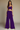 Female wearing a Purple Solid Color    Style Cotton Slub Pant