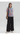 Female wearing a Light Blue Solid Color Ethnic High Or Bottle Neckline Banded Or Stand Collar Top