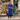 Female wearing a Blue Solid Color   A-Line Style Asymmetric Neckline Cotton Slub Kurta