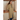 Female wearing a Beige Solid Color   Kurta Style V-Neckline Neckline Cotton Slub Shirt