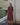 Female wearing a Maroon Solid Color   A-Line Style Round Neckline Cotton Slub Dress