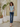 Female wearing a Grey Solid Color   Fusion Style V-Neck Neckline Cotton Slub Tunic