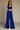 Female wearing a Blue Solid Color    Style Cotton Slub Pant