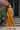 Female wearing a Yellow Solid Color    Style Cotton Slub Pant