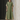 Olive Linen Kaftan Dress with Contrast Trim