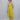 Female wearing a Yellow Solid Color Bustier Square Neckline No Collar Dress