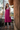 Female wearing a Pink Solid Color Kurta V-Neckline Neckline No Collar Shirt