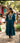 Teal Zari Embroidered Kurta Set