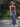 Female wearing a Maroon Solid Color   Western Style Square Neckline Cotton Slub Top