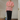 Female wearing a Pink Pankh Butta Print Western Gathered Neckline Tunic