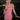Female wearing a Baby Pink Solid Color Bodycan Square Neckline Dress