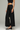 Female wearing a Black Solid Color    Style Cotton Slub Pant