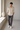 Embroidered Linen Shirt and Charcoal Trousers Set
