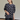 Female wearing a Black With White Flower Mughal Butti Print Fusion Round Neckline No Collar Top