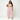 Female wearing a Pink Solid Color   Western Style Sweetheart Neckline Cotton Slub Top