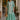 Mint Green Printed Shirt Dress with Tiered Hem and Lace Placket