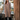 Female wearing a Off-White Maroon Butti Print Kurta V-Neckline Neckline Shirt