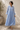 Sky Blue Embroidered Empire Line Maxi Dress