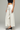 Female wearing a White Solid Color    Style Cotton Slub Pant