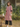 Female wearing a Baby Pink Solid Color A-Line V-Neck Neckline Kurta