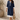 Coastal Azure Linen Shirt Dress