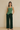 Female wearing a Sea Green Solid Color Western Square Neckline Tunic