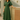 Female wearing a Greenish Rust Solid Color Shirt V-Neck Neckline Shirt Collar Dress