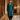 Teal Embroidered V-Neck Kurta Set with Harem Pants