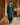 Teal Embroidered V-Neck Kurta Set with Harem Pants