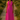 Female wearing a Pink Solid Color A-Line V-Neck Neckline Chelsea Collar Dress