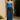 Female wearing a Ferozi Blue Solid Color Western Sweetheart Neckline Top